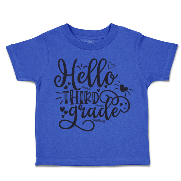 Toddler Clothes Hello Third Grade Style B Toddler Shirt Baby Clothes Cotton