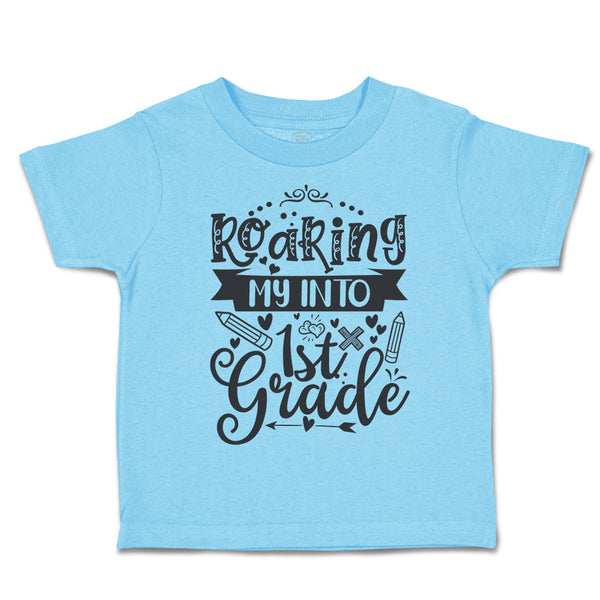 Toddler Clothes Roaring My into 1St Grade Style A Toddler Shirt Cotton