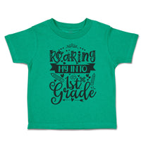 Toddler Clothes Roaring My into 1St Grade Style A Toddler Shirt Cotton