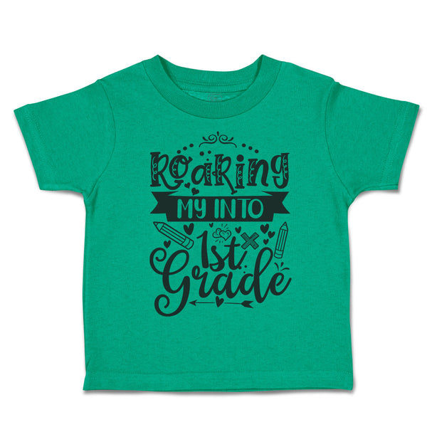 Toddler Clothes Roaring My into 1St Grade Style A Toddler Shirt Cotton