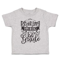 Toddler Clothes Roaring My into 1St Grade Style A Toddler Shirt Cotton
