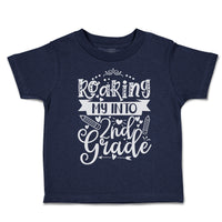 Toddler Clothes Roaring My into 2Nd Grade Style A Toddler Shirt Cotton