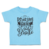 Toddler Clothes Roaring My into 2Nd Grade Style A Toddler Shirt Cotton