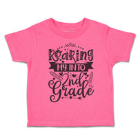 Toddler Clothes Roaring My into 2Nd Grade Style A Toddler Shirt Cotton