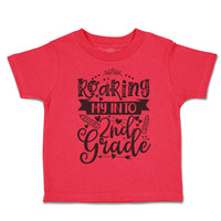 Toddler Clothes Roaring My into 2Nd Grade Style A Toddler Shirt Cotton