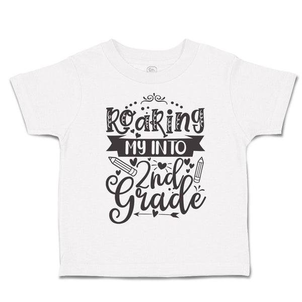Toddler Clothes Roaring My into 2Nd Grade Style A Toddler Shirt Cotton
