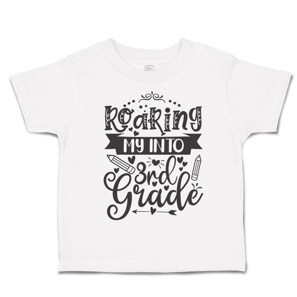 Toddler Clothes Roaring My into 3Rd Grade Style A Toddler Shirt Cotton