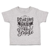 Toddler Clothes Roaring My into 4Th Grade Style A Toddler Shirt Cotton