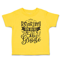 Toddler Clothes Roaring My into 5Th Grade Style A Toddler Shirt Cotton