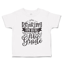 Toddler Clothes Roaring My into 7Th Grade Style A Toddler Shirt Cotton