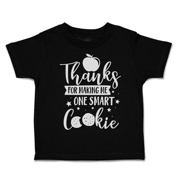 Toddler Clothes Thanks for Making Me 1 Smart Cookie Style C Toddler Shirt Cotton