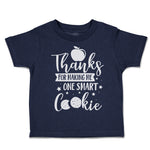 Toddler Clothes Thanks for Making Me 1 Smart Cookie Style C Toddler Shirt Cotton
