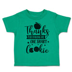 Toddler Clothes Thanks for Making Me 1 Smart Cookie Style C Toddler Shirt Cotton