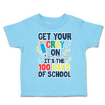 Toddler Clothes Get Your Crayon It's The 100 Days of School Toddler Shirt Cotton