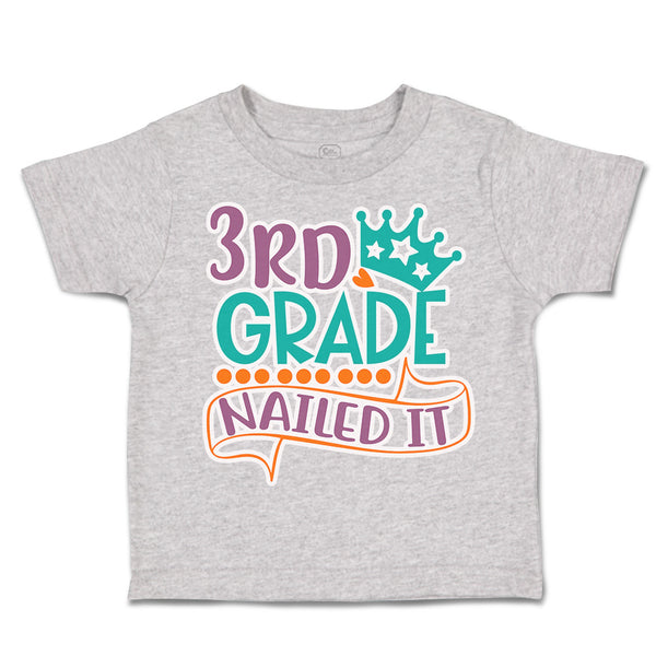 Toddler Clothes 3Rd Grade Nailed It Toddler Shirt Baby Clothes Cotton