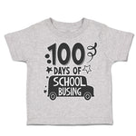 Toddler Clothes 100 Days of School Busing Toddler Shirt Baby Clothes Cotton