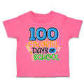 Toddler Clothes 100 Colourful Days of School Toddler Shirt Baby Clothes Cotton