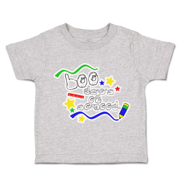 Toddler Clothes 100 Days of School Hand Language Toddler Shirt Cotton