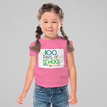 Toddler Clothes 100 Days of School Style B Toddler Shirt Baby Clothes Cotton