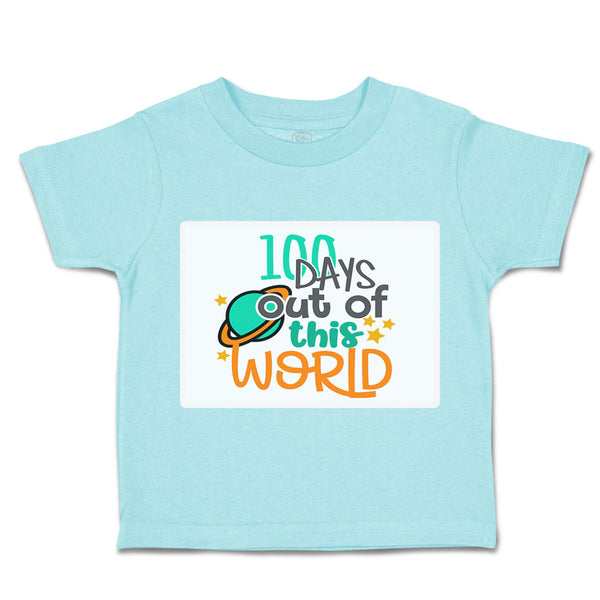Toddler Clothes 100 Days out of This World Toddler Shirt Baby Clothes Cotton