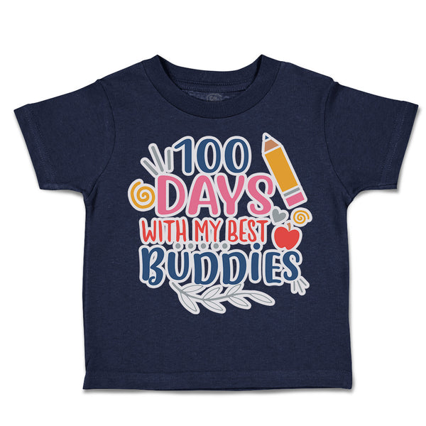 Toddler Clothes 100 Days with My Best Buddies Toddler Shirt Baby Clothes Cotton