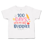 Toddler Clothes 100 Days with My Best Buddies Toddler Shirt Baby Clothes Cotton