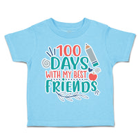 Toddler Clothes 100 Days with My Best Friends Toddler Shirt Baby Clothes Cotton