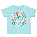 Toddler Clothes 100 Days with My Best Friends Toddler Shirt Baby Clothes Cotton