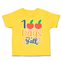 Toddler Clothes 100 Days Y'All Toddler Shirt Baby Clothes Cotton