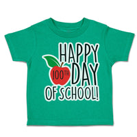 Toddler Clothes Happy 100Th Day of School Toddler Shirt Baby Clothes Cotton