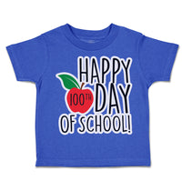 Toddler Clothes Happy 100Th Day of School Toddler Shirt Baby Clothes Cotton