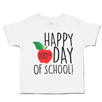 Toddler Clothes Happy 100Th Day of School Toddler Shirt Baby Clothes Cotton