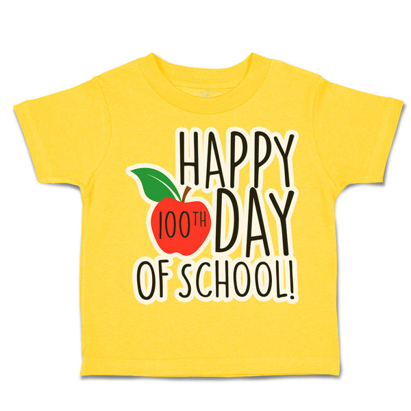 Toddler Clothes Happy 100Th Day of School Toddler Shirt Baby Clothes Cotton