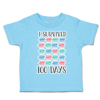 Toddler Clothes I Survived 100 Days Toddler Shirt Baby Clothes Cotton