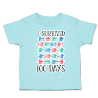 Toddler Clothes I Survived 100 Days Toddler Shirt Baby Clothes Cotton