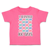 Toddler Clothes I Survived 100 Days Toddler Shirt Baby Clothes Cotton