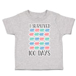 Toddler Clothes I Survived 100 Days Toddler Shirt Baby Clothes Cotton