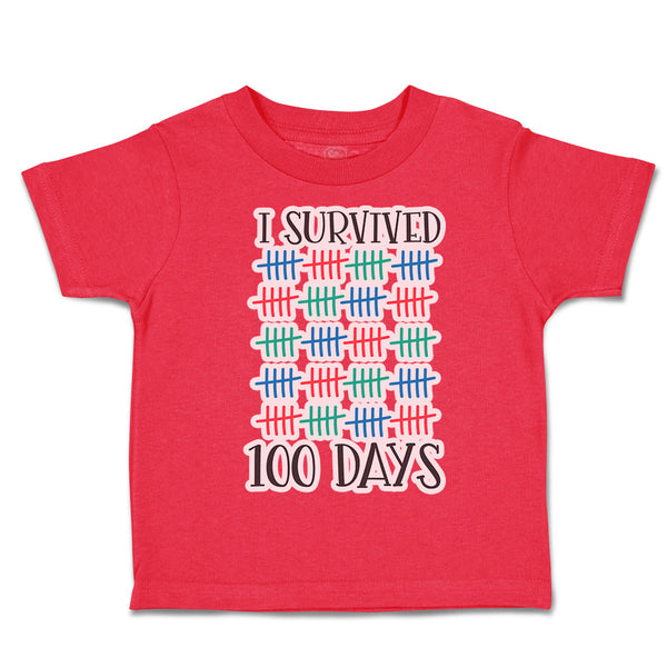 Toddler Clothes I Survived 100 Days Toddler Shirt Baby Clothes Cotton