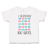 Toddler Clothes I Survived 100 Days Toddler Shirt Baby Clothes Cotton