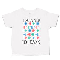 Toddler Clothes I Survived 100 Days Toddler Shirt Baby Clothes Cotton