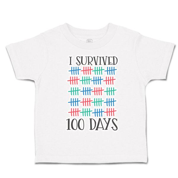 Toddler Clothes I Survived 100 Days Toddler Shirt Baby Clothes Cotton