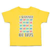 Toddler Clothes I Survived 100 Days Toddler Shirt Baby Clothes Cotton
