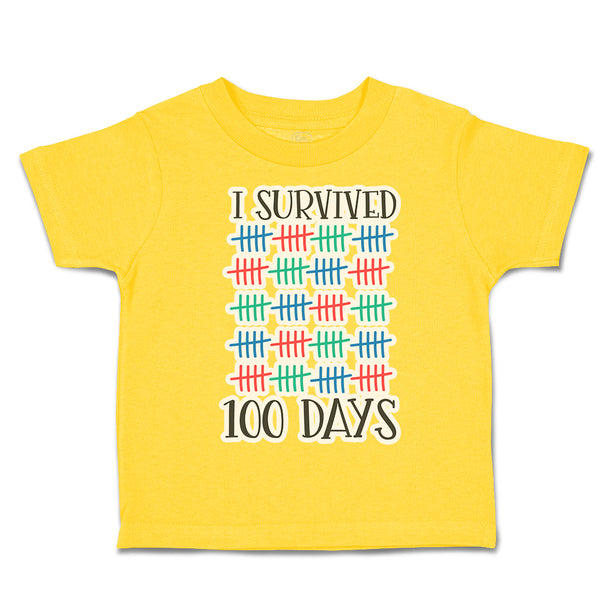 Toddler Clothes I Survived 100 Days Toddler Shirt Baby Clothes Cotton