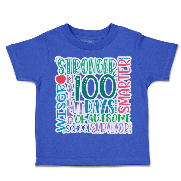 Toddler Clothes 100 Days Nailed It Toddler Shirt Baby Clothes Cotton