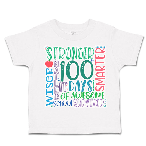 Toddler Clothes 100 Days Nailed It Toddler Shirt Baby Clothes Cotton