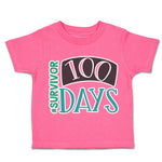 Toddler Clothes 100 Days # Survivor Toddler Shirt Baby Clothes Cotton