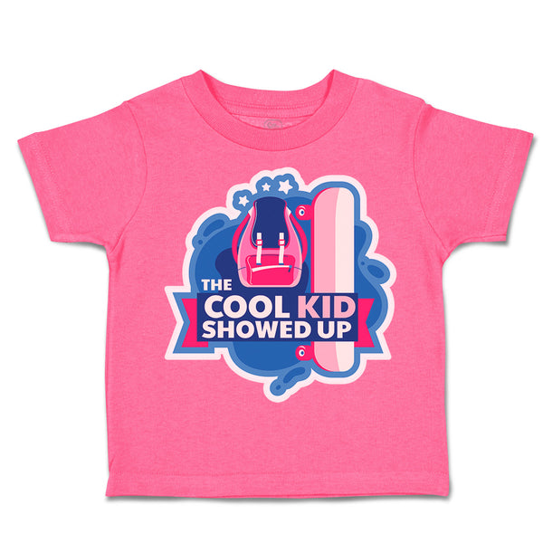 Toddler Clothes The Cool Kid Showed up Toddler Shirt Baby Clothes Cotton