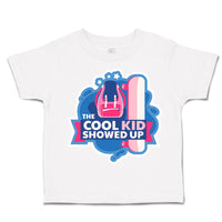 Toddler Clothes The Cool Kid Showed up Toddler Shirt Baby Clothes Cotton