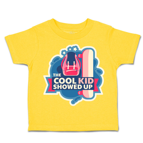 Toddler Clothes The Cool Kid Showed up Toddler Shirt Baby Clothes Cotton