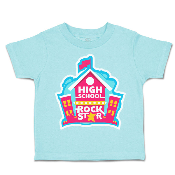 Toddler Clothes High School Rock Star Toddler Shirt Baby Clothes Cotton